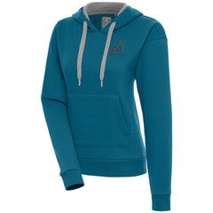 Arizona Diamondbacks Antigua Women's Cooperstown Victory Pullover Hoodie Teal