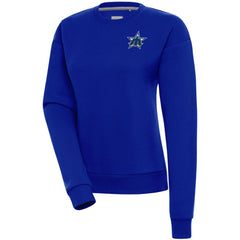 Seattle Mariners Antigua Women's Cooperstown Victory Crewneck Pullover Sweatshirt Royal