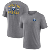 Buffalo Sabres Winger Tri-Blend T-Shirt - Heather Gray T-shirts