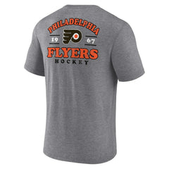 Philadelphia Flyers Winger Tri-Blend T-Shirt - Heather Gray T-shirts