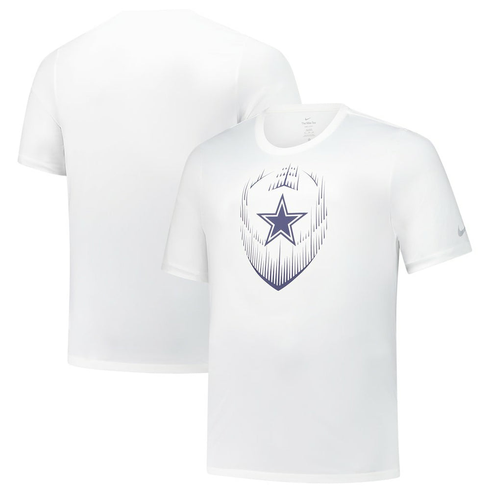 Dallas Cowboys Big & Tall Blitz Legend Icon Performance T-Shirt - White sale