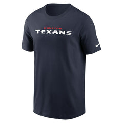 Houston Texans Wordmark Essential T-Shirt - Navy for sale