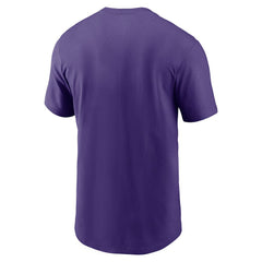 Minnesota Vikings Primetime Wordmark Essential T-Shirt - Purple online