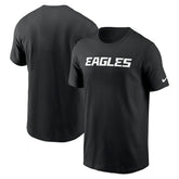 Philadelphia Eagles Primetime Wordmark Essential T-Shirt - Black for sale