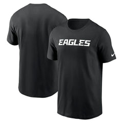 Philadelphia Eagles Primetime Wordmark Essential T-Shirt - Black for sale