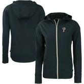 Philadelphia Phillies Cutter & Buck Women's Daybreak Eco Recycled Full-Zip Hoodie Navy