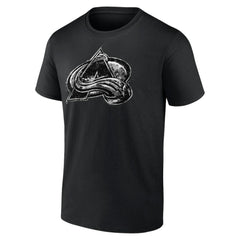 Colorado Avalanche Iced Out T-Shirt - Black T-shirts