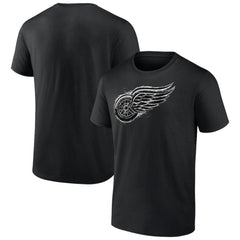 Detroit Red Wings Iced Out T-Shirt - Black T-shirts