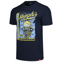 Memphis Grizzlies Sportiqe Unisex Swish Super-Soft Comfy Tri-Blend T-Shirt - Navy on sale