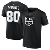 Pierre-Luc Dubois Los Angeles Kings Fanatics Authentic Stack Name & Number T-Shirt - Black T-shirts