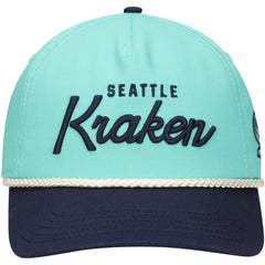 Seattle Kraken American Needle Roscoe Washed Twill Adjustable Hat - Light Blue/Deep Sea Blue Hats