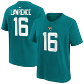 Trevor Lawrence Jacksonville Jaguars Youth Player Name & Number T-Shirt - Teal online