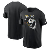 Trevor Lawrence Jacksonville Jaguars Player Graphic T-Shirt - Black sale