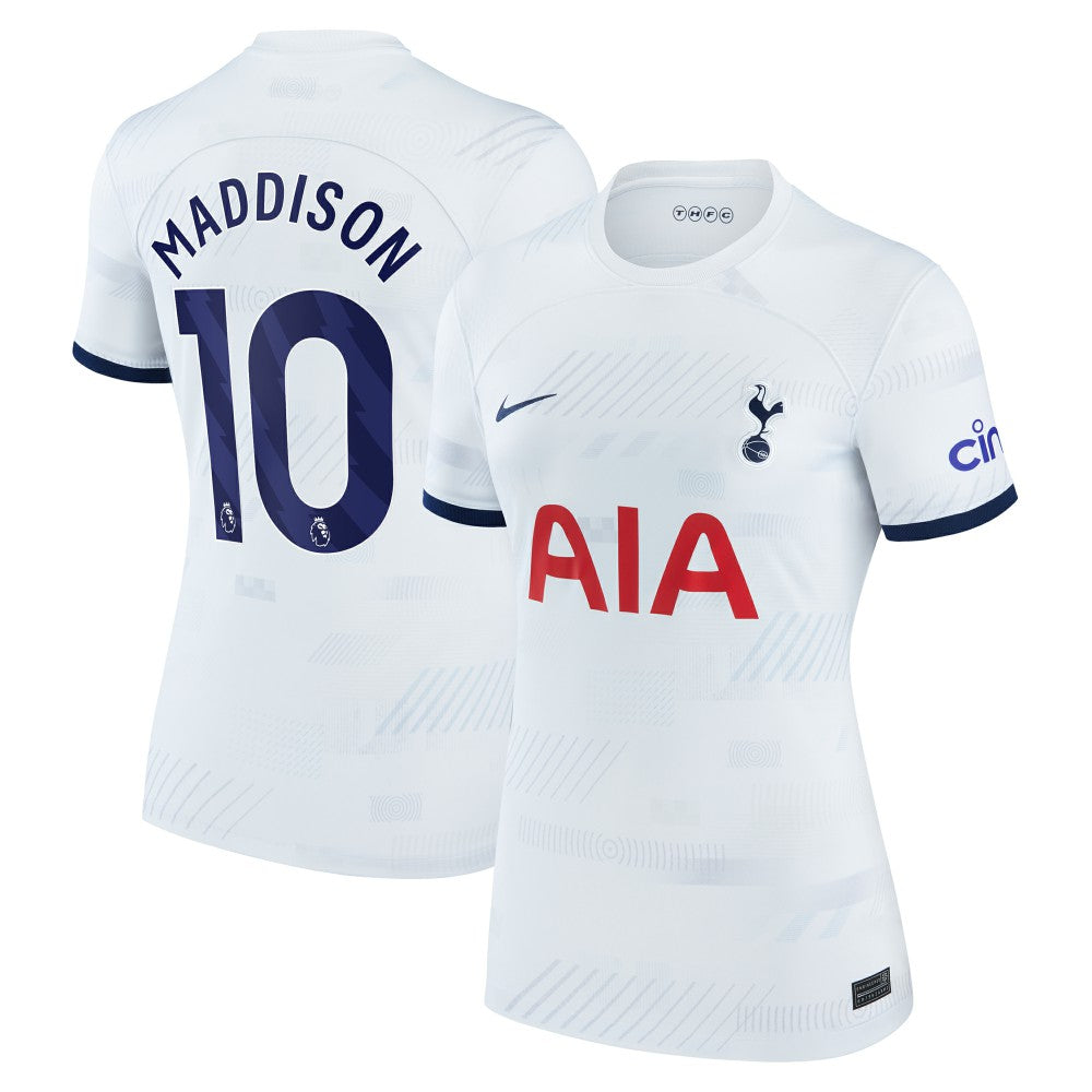 James Maddison Tottenham Hotspur Women's 2023/24 Home Stadium Replica Player Jersey - White on sale