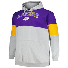 Los Angeles Lakers Big & Tall Pullover Hoodie - Purple/Gold cheap