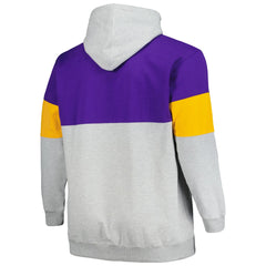 Los Angeles Lakers Big & Tall Pullover Hoodie - Purple/Gold cheap
