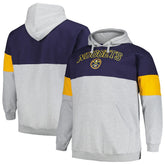 Denver Nuggets Big & Tall Pullover Hoodie sale - Navy/Gold outlet
