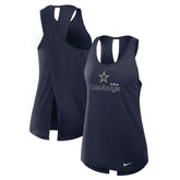 Dallas Cowboys Women's Plus Size Performance Tank Top - Navy discount