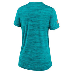 Miami Dolphins Women's Sideline Velocity Dri-FIT T-Shirt - Aqua cheap