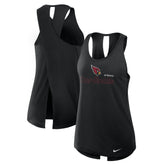 Arizona Cardinals Women's Open-Back Crisscross Dri-FIT Tank Top - Black for sale