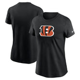 Cincinnati Bengals Women's Primary Logo T-Shirt - Black sale