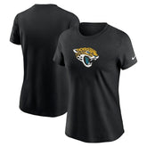 Jacksonville Jaguars Women's Primary Logo T-Shirt - Black for sale