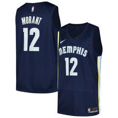 Ja Morant Memphis Grizzlies Swingman Player Jersey - Icon Edition - Navy outlet