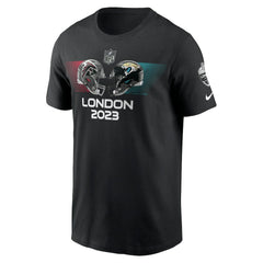 Atlanta Falcons vs. Jacksonville Jaguars 2023 London Game Essential T-Shirt - Black discount