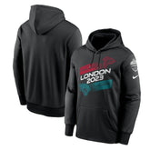 Atlanta Falcons vs. Jacksonville Jaguars 2023 London Game Pullover Hoodie - Black for sale