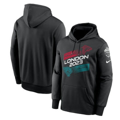 Atlanta Falcons vs. Jacksonville Jaguars 2023 London Game Pullover Hoodie - Black for sale