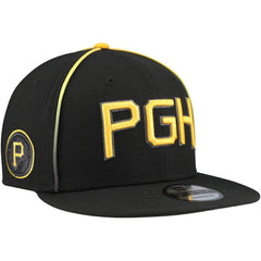Pittsburgh Pirates City Connect 9FIFTY Snapback Hat Black