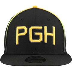 Pittsburgh Pirates City Connect 9FIFTY Snapback Hat Black