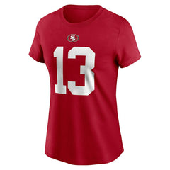 Brock Purdy San Francisco 49ers Women's Player Name & Number T-Shirt - Scarlet sale