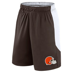 Cleveland Browns Go Hard Shorts - Brown/White discount