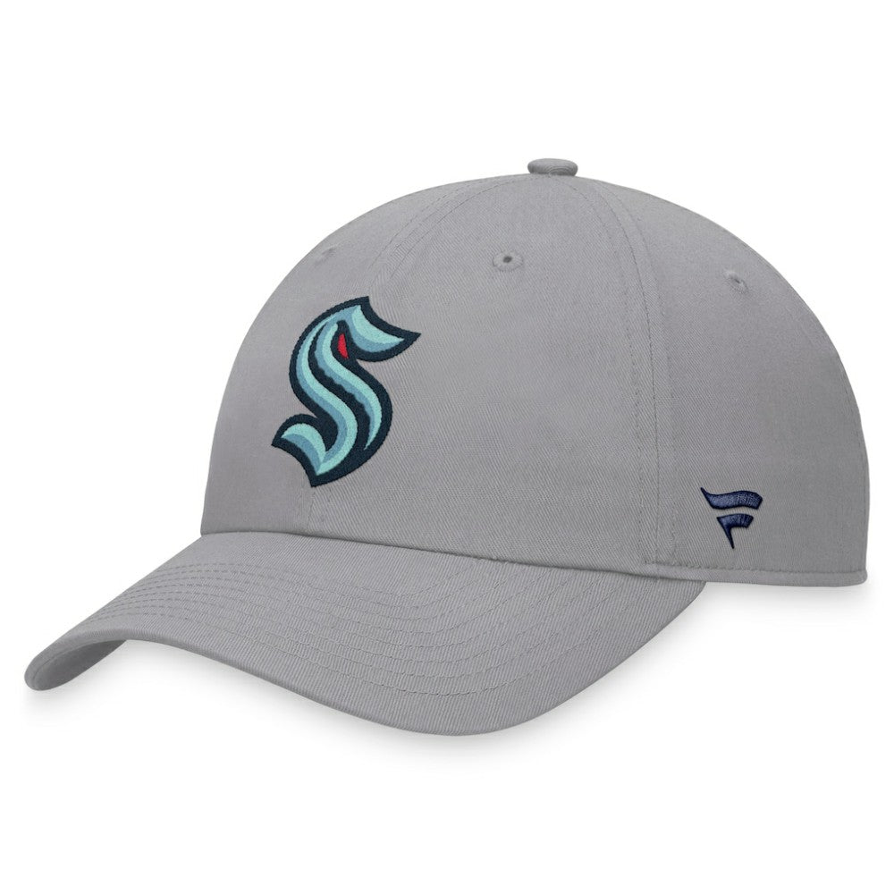 Seattle Kraken Fanatics Extra Time Adjustable Hat - Gray Hats