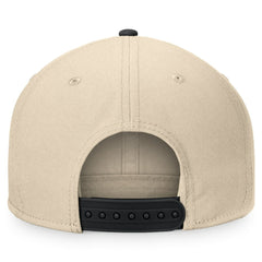 Pittsburgh Penguins Fanatics Goalaso Snapback Hat - Cream/Black Hats