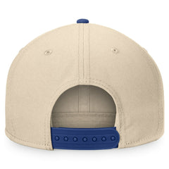 Toronto Maple Leafs Fanatics Goalaso Snapback Hat - Cream/Blue Hats