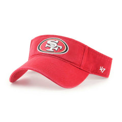 San Francisco 49ers '47 Clean Up Visor - Scarlet discount