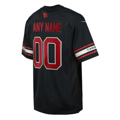 Arizona Cardinals Youth Alternate Custom Game Jersey - Black sale