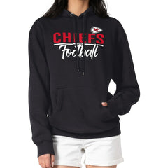 Kansas City Chiefs G-III 4Her by Carl Banks Women's Graphic Fleece Pullover Hoodie - Black outlet