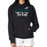 Philadelphia Eagles G-III 4Her by Carl Banks Women's Graphic Fleece Pullover Hoodie - Black cheap