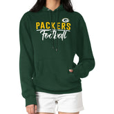 Green Bay Packers G-III 4Her by Carl Banks Women's Graphic Fleece Pullover Hoodie - Green outlet