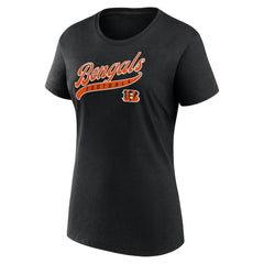 Cincinnati Bengals Women's Start to Finish T-Shirt & Shorts Combo Pack - Black sale
