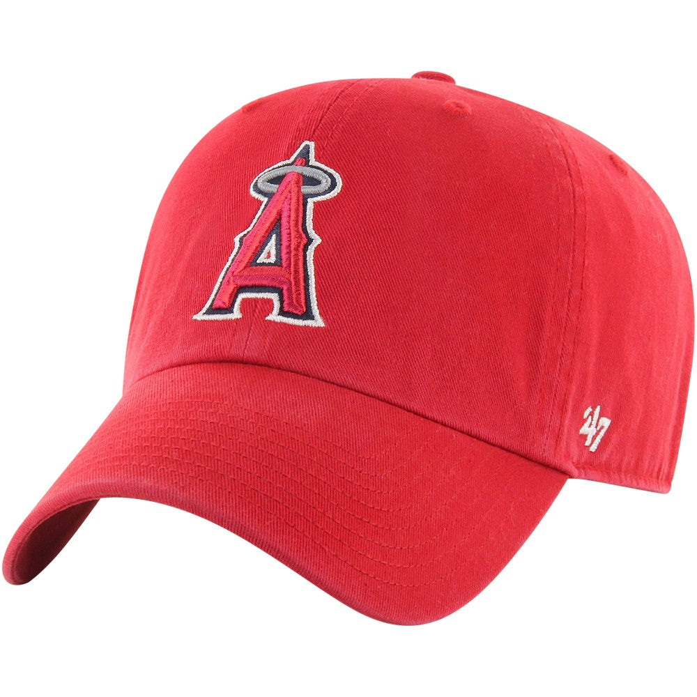 Los Angeles Angels Clean Up Adjustable Hat Red