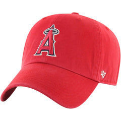 Los Angeles Angels Clean Up Adjustable Hat Red