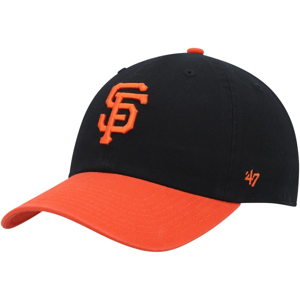 San Francisco Giants Clean Up Adjustable Hat Black/Orange