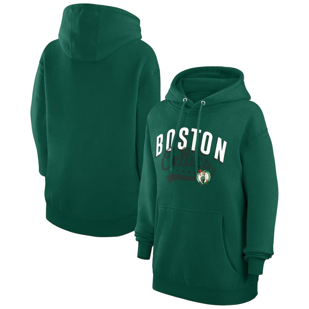 Boston Celtics G-III 4Her by Carl Banks Women's Filigree Logo Pullover Hoodie - Kelly Green sale