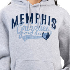 Memphis Grizzlies G-III 4Her by Carl Banks Women's Filigree Logo Pullover Hoodie - Heather Gray for sale