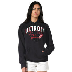 Detroit Red Wings G-III 4Her by Carl Banks Women's Filigree Logo Pullover Hoodie – Black Hoodies