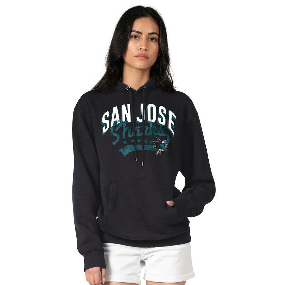 San Jose Sharks G-III 4Her by Carl Banks Women's Filigree Logo Pullover Hoodie – Black Hoodies